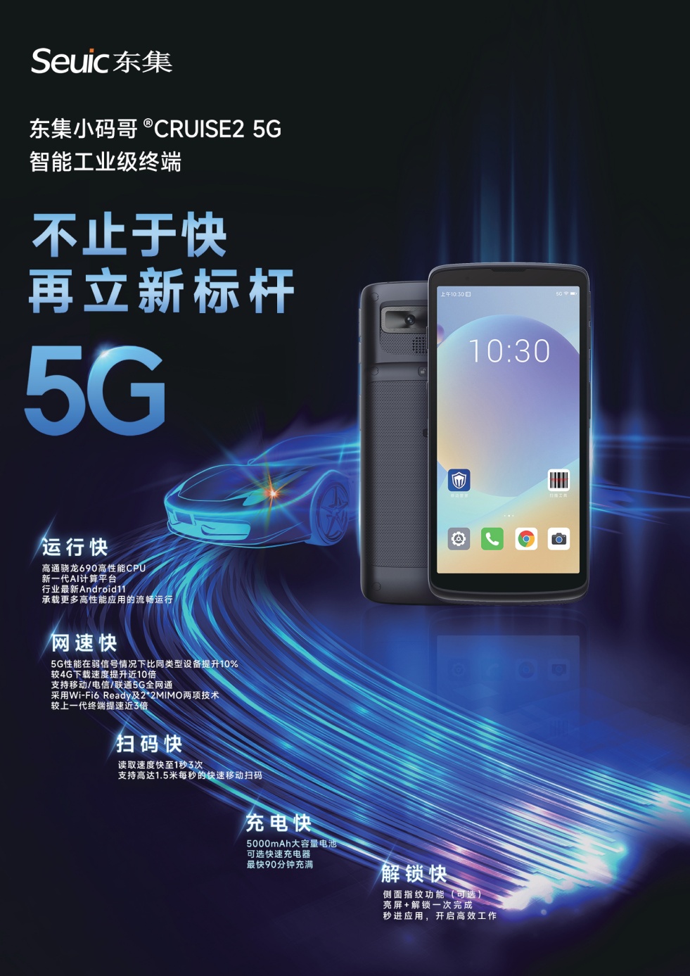 東集小碼哥CRUISE2 5G手持終端PDA